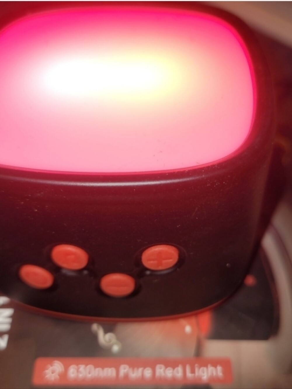 Red and Black LED Light Device